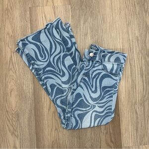 Wonder Nation Girls Bootcut Groovy Jeggings - Medium (7/8)